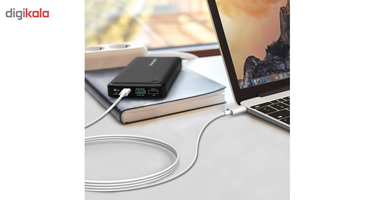 کابل USB-C به USB-C راو پاور مدل RP-TPC001 طول 2 متر