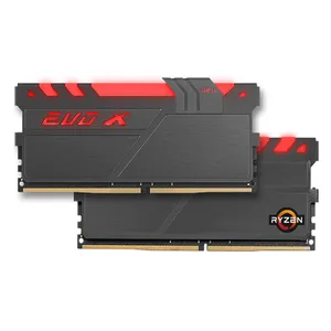 رم دسکتاپ DDR4 دو کاناله 3000 مگاهرتز CL16 گیل مدل Evo X AMD Edition ظرفیت 16 گیگابایت