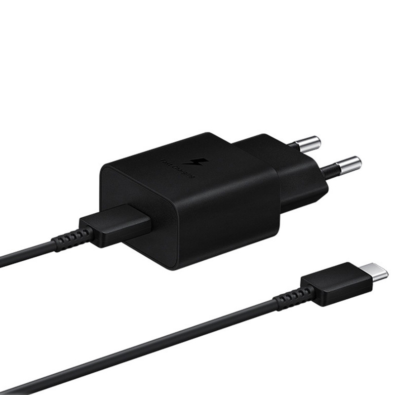 شارژر دیواری سامسونگ مدل EP-T1510XWEGEU به همراه کابل USB-C