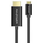 کابل تبدیل USB-C به HDMI راو پاور مدل RP-CB006 طول 1.82 متر