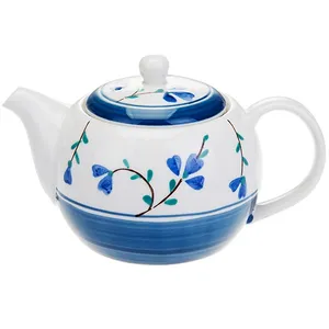 قوری طرح گل سان مدل S001-A حجم 0.8 لیتر