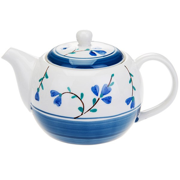 قوری طرح گل سان مدل S001-A حجم 0.8 لیتر