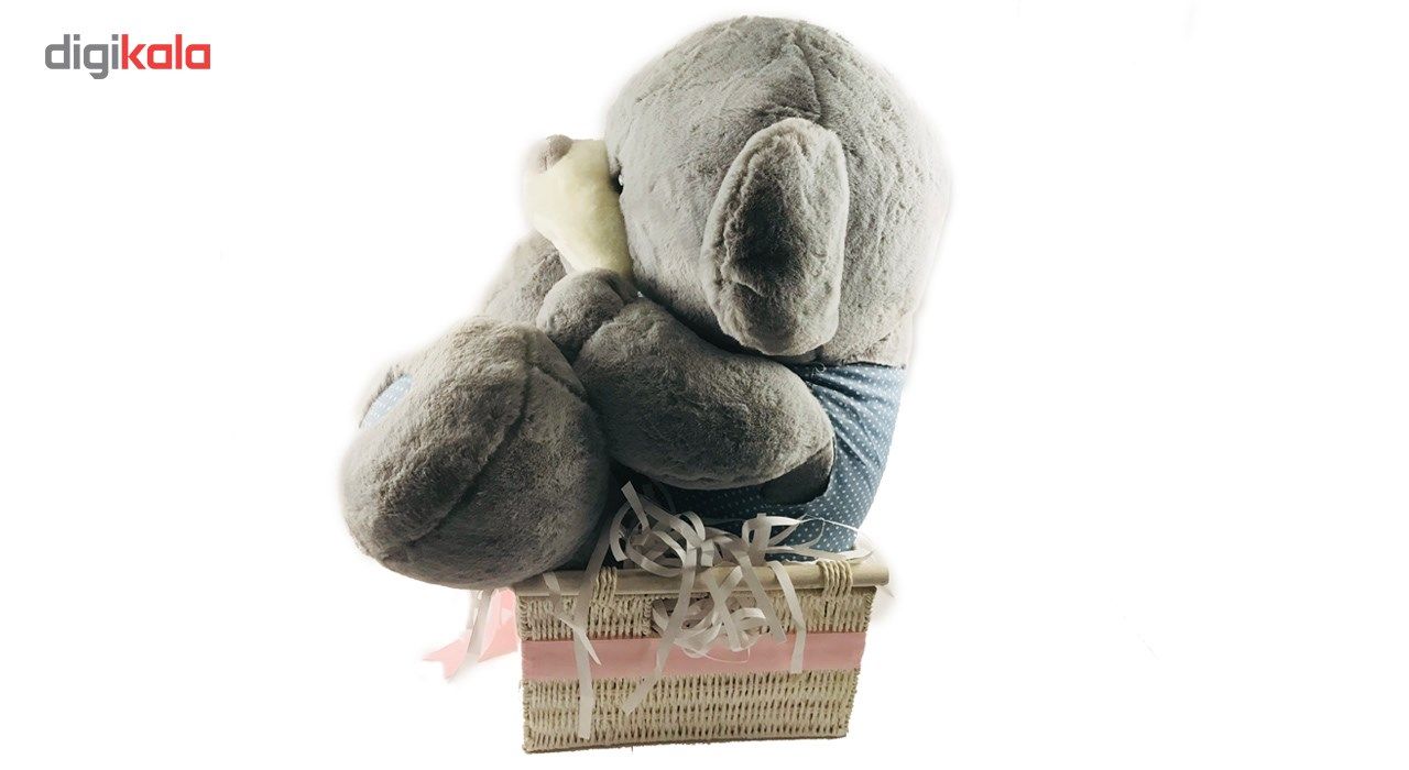 خرید اینترنتی با تخفیف ویژه عروسک کادوتل مدل خرس ارتفاع 65 سانتیمتر