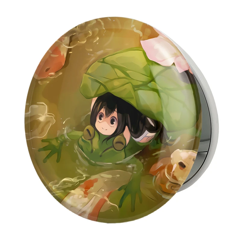 آینه جیبی خندالو طرح سویو آسومی انیمه آکادمی قهرمان من مدل تاشو کد 11583 