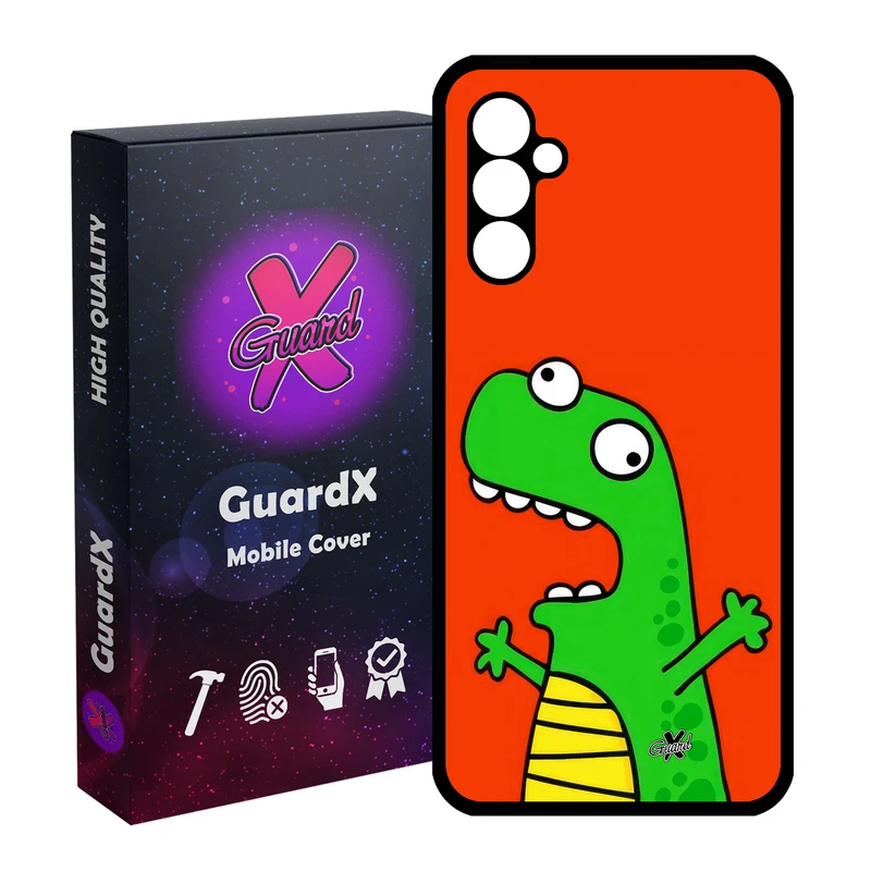 کاور گارد ایکس طرح دایناسور مدل Glass10649 مناسب برای گوشی موبایل سامسونگ Galaxy A24/A24 4G/M34 5G