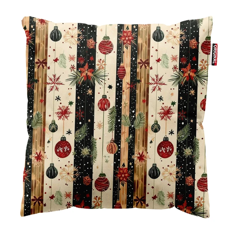 کوسن پاد آفرین طرح زمستان کد 1256 سایز 30*30 سانتی متر