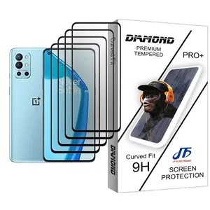 JF Diamond Glass MIX004 Screen Protector For OnePlus 9R Pack Of 4