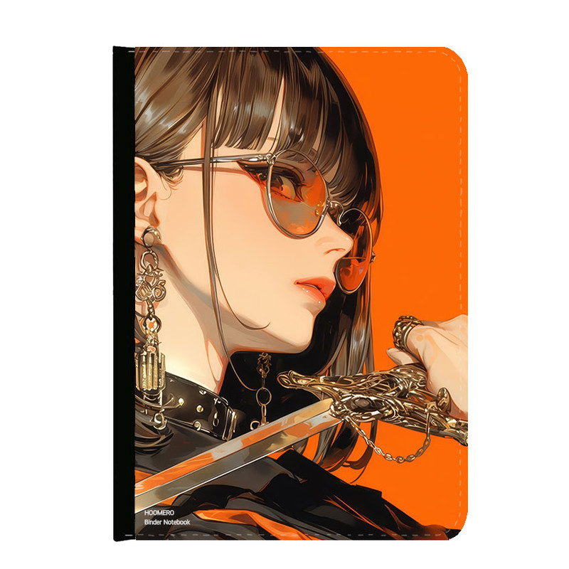 کلاسور هومرو مدل KL509 طرح انیمه دخترونه سامورایی