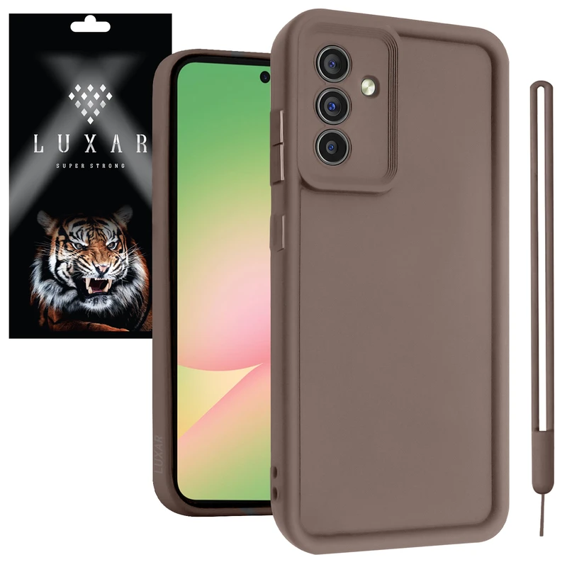 کاور لوکسار مدل a56 -Puffer band مناسب برای گوشی موبایل سامسونگ Galaxy A56 به همراه بند آویز
