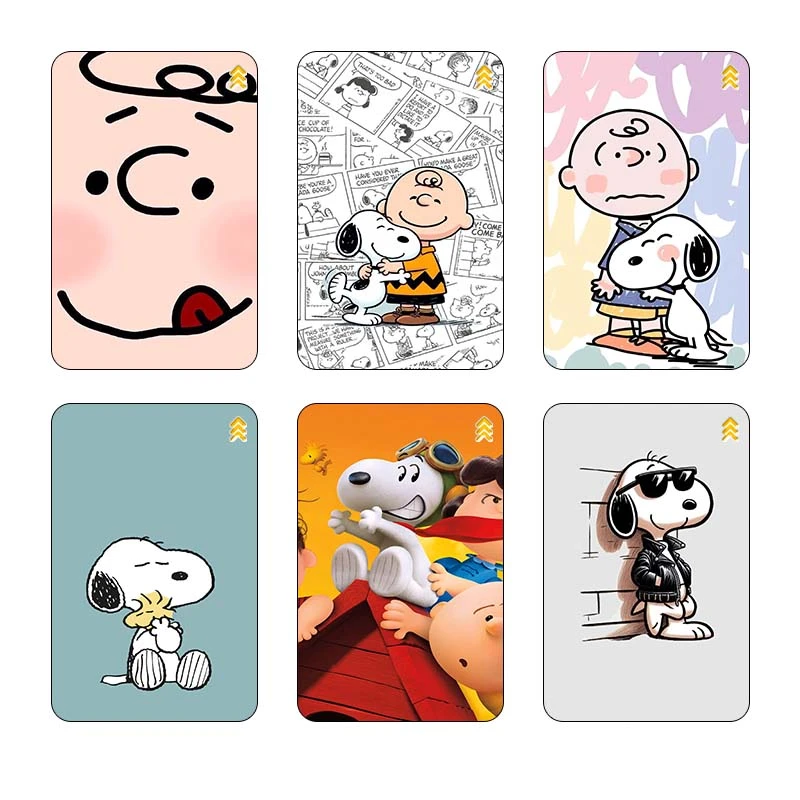 استيکر کارت کارنيکا طرح فیلم بادام‌زمینی‌ها The Peanuts کد 97605 مجموعه 6 عددی