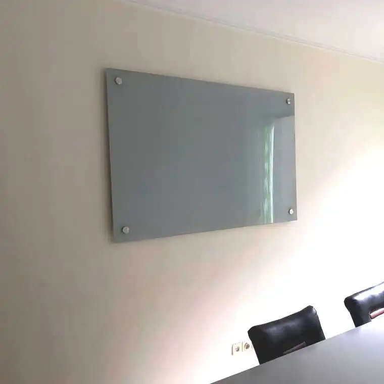 تخته وایت برد شیشه ای عکسنگ مدل CG18 سایز ۸۰ × ۱۲۰ سانتی متر