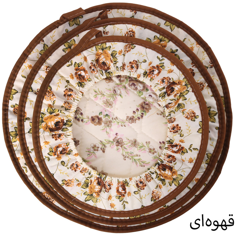 ست دم‌کنی 3 تکه طرح گل کد 104459