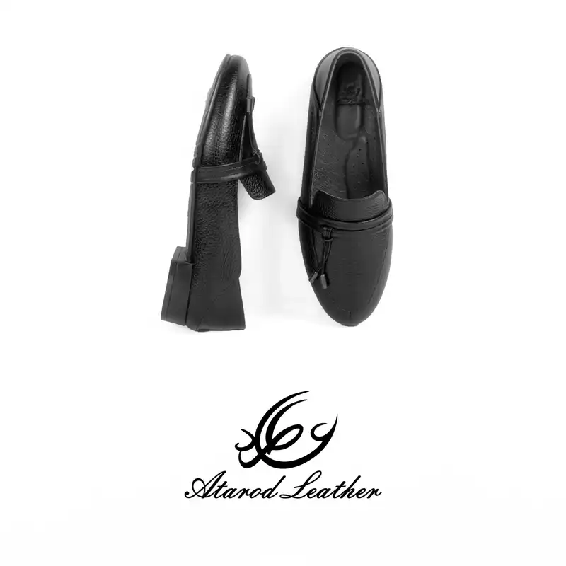 کفش زنانه چرم عطارد مدل چرم طبیعی کد SH168