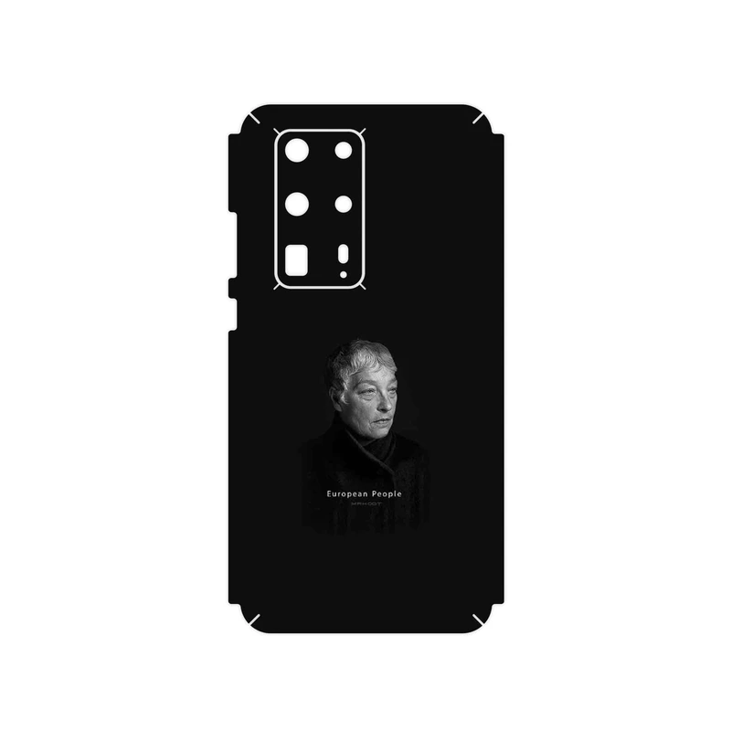برچسب پوششی ماهوت مدل Portrait of a European Woman مناسب برای گوشی موبایل هوآوی P40 Pro Plus