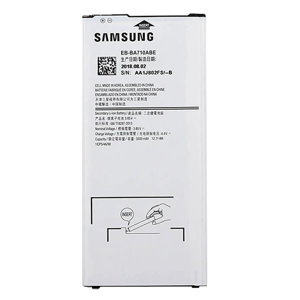 باتری موبایل مدل EB-BA710AB ظرفیت 3300میلی آمپر ساعت مناسب برای گوشی موبایل سامسونگ Galaxy A7 2016