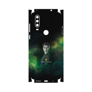 MAHOOT Scarlett Johansson-FullSkin Cover Sticker for Motorola One Action