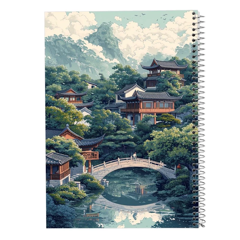 دفتر نقاشی 50 برگ مدوپد مدل طبیعت کد DF15315