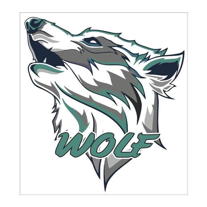 برچسب بدنه خودرو طرح گرگ کد WOLF02