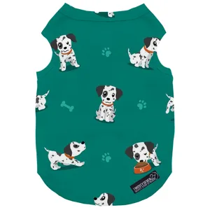 لباس سگ و گربه 27 طرح 101 Dalmatians Green کد MH389 سایز L