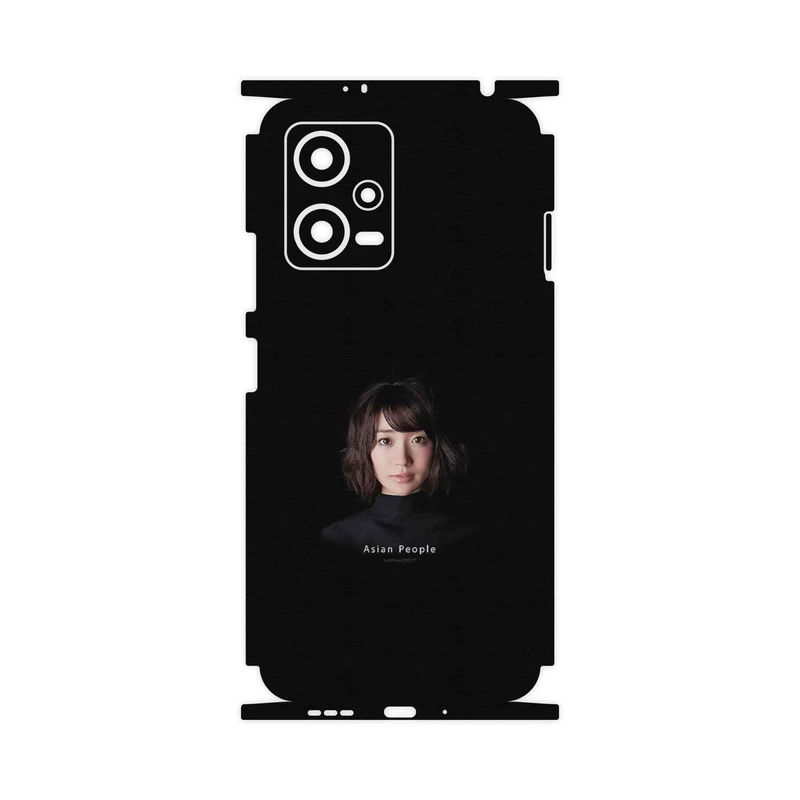 برچسب پوششی ماهوت مدل Portrait of an Asian Woman-FullSkin مناسب برای گوشی موبایل شیائومی Redmi Note 12 5G