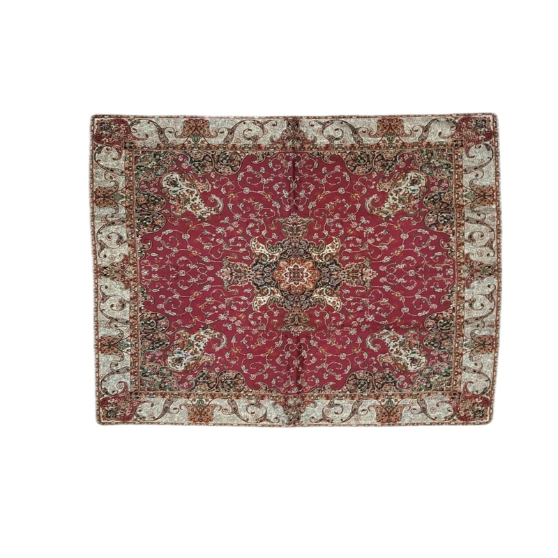 رومیزی ترمه مدل مربع طرح بوستان 7070