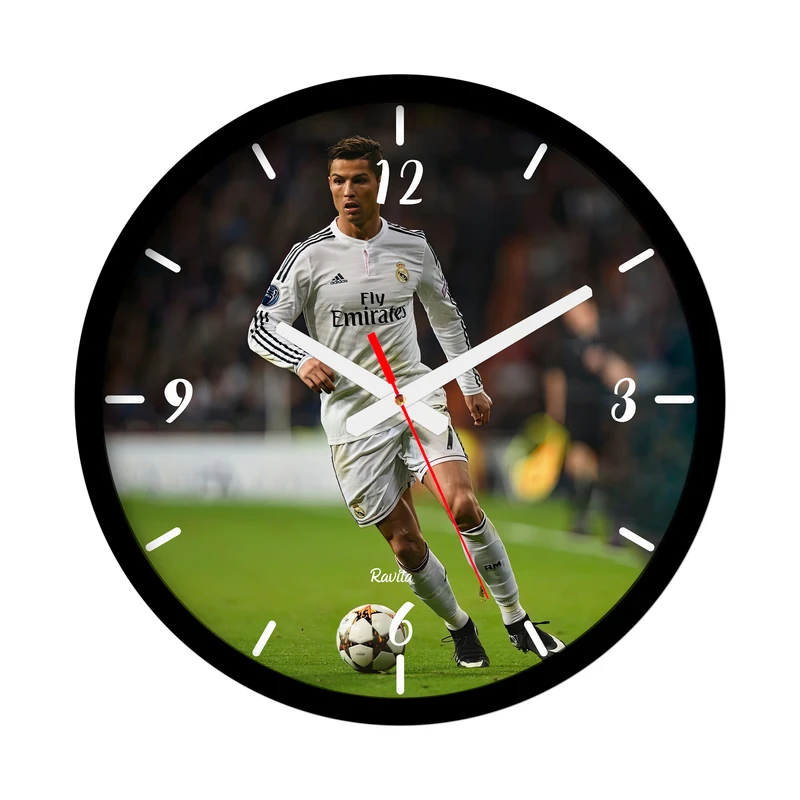 ساعت رومیزی عقربه‌ای راویتا مدل کریستین رونالدو کد 3673