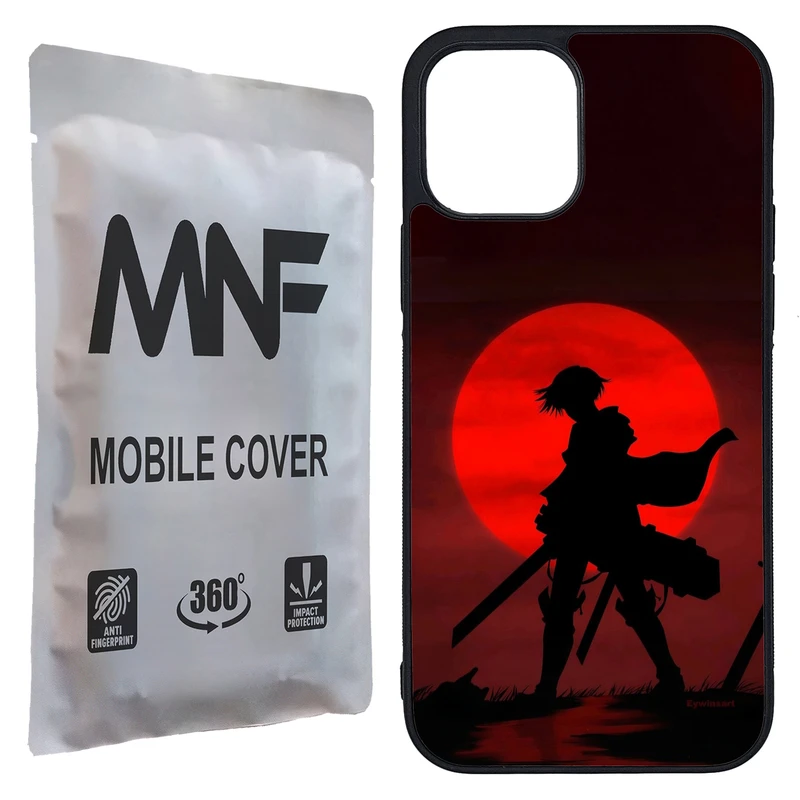 کاور ام ان اف طرح انیمه Attack On Titan کد P-262 مناسب برای گوشی موبایل اپل iPhone 12