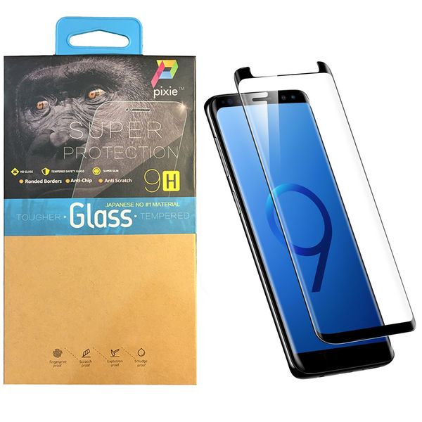 محافظ صفحه نمایش تمام چسب شیشه ای پیکسی مدل Short 3D مناسب برای گوشی سامسونگ گلکسی S9 محافظ صفحه نمایش تمام چسب شیشه ای پیکسی مدل Short 3D مناسب برای گوشی سامسونگ گلکسی S9