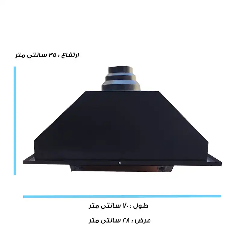 ست اجاق گاز صفحه ای و هود مخفی رینوزیت استار مدل Sh2G-Makh