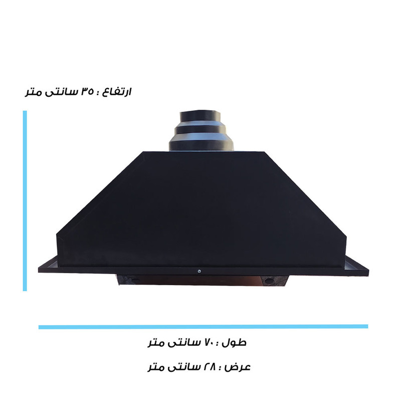 ست اجاق گاز صفحه ای و هود مخفی رینوزیت استار مدل Sh2G-Makh