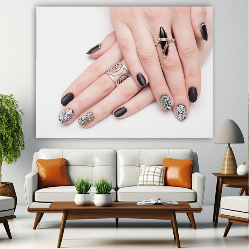 پوستر دیواری طرح لاک ناخن مدل ژلیش کد BK23106