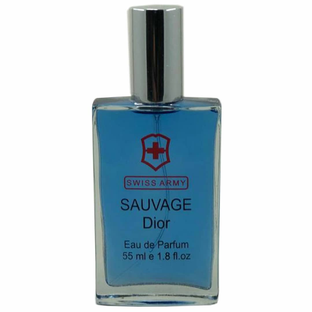 ادو پرفیوم مردانه سوئیس آرمی مدل اسکلوسیو Sauvage Dior حجم 55 میلی لیتر