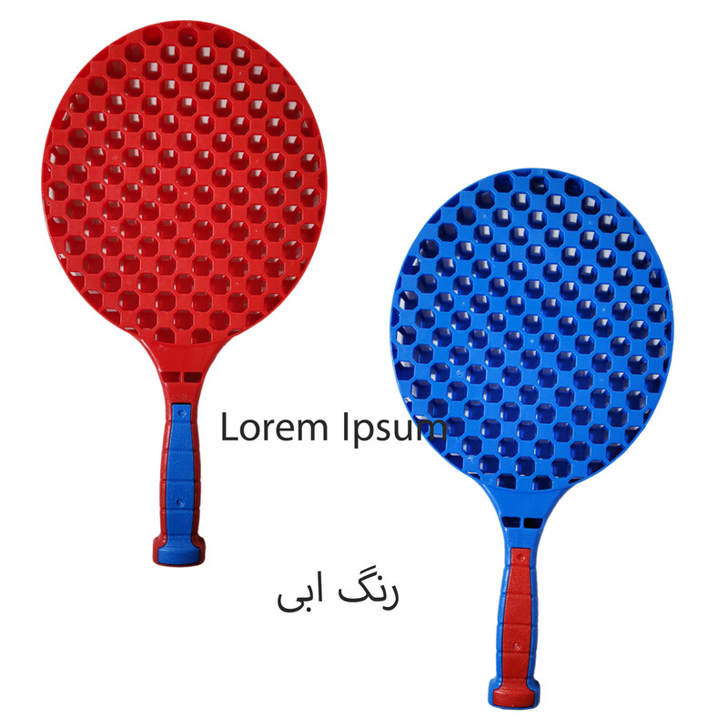 راکت تنیس اسباب بازی مدل NO.1352 مجموعه 3 عددی