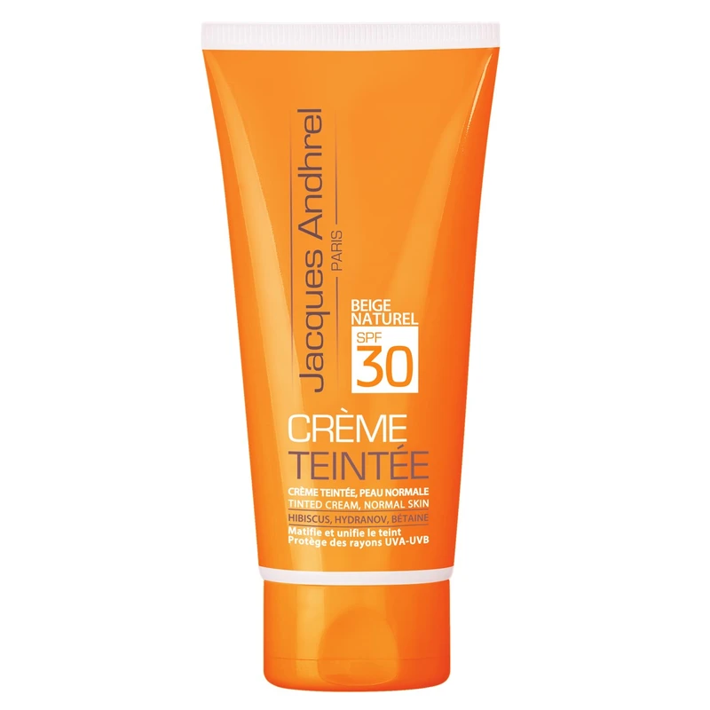 کرم ضد آفتاب رنگی ژاک آندرل پاریس SPF 30 مدل TINTED مناسب پوست های خشک و معمولی حجم 50 میلی لیتر