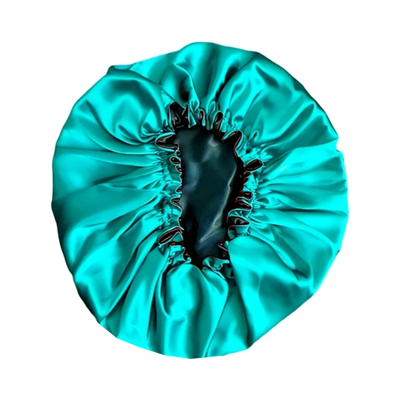 کلاه خواب زنانه مدل ساتن رنگ کله غازی