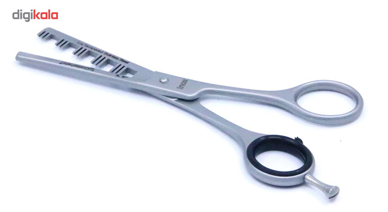 قیچی آرایشگری پیتاژ اینوکس حرفه ای دلگان مدل DI769S