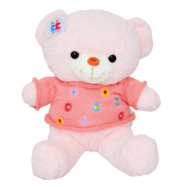 عروسک خرس تدی مدل Flower Sweatshirt