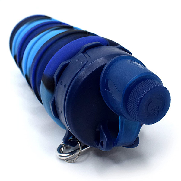 قمقمه مدل سیلیکونی تاشو کد NEW 01 گنجایش 0.5 لیتر