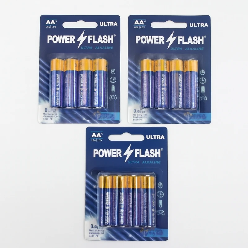 بانری قلمی پاورفلش مدل الترا آلکالاین بسته ۱۲ عددی