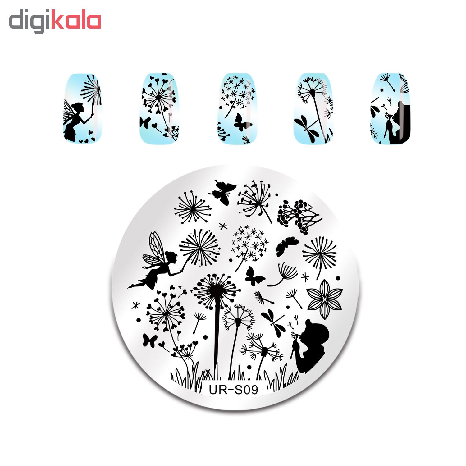 شابلون طراحی ناخن مدل UR S09