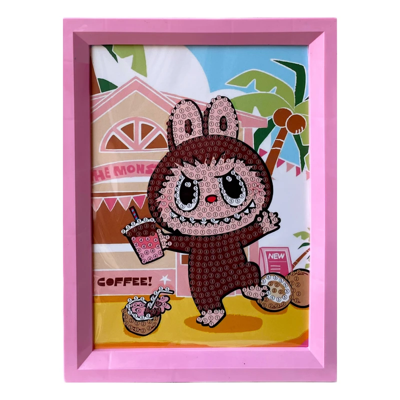 بازی آموزشی مدل ساخت تابلو نقاشی الماسی طرح لابوبو کد ۰4