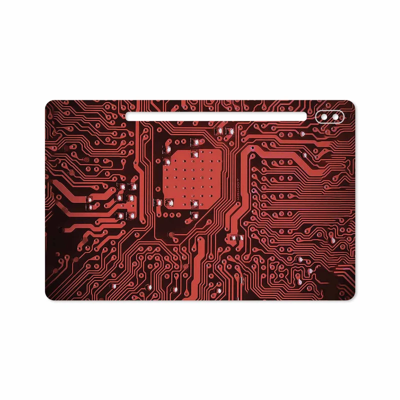 برچسب پوششی ماهوت مدل Red Printed Circuit Board مناسب برای تبلت سامسونگ Galaxy Tab S6 2019 SM-T860