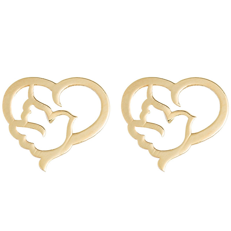 گوشواره طلا 18 عیار زنانه ماهک مدل ME0646