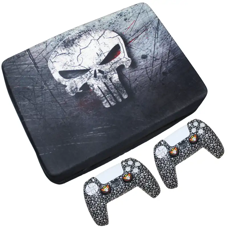 کیف حمل کنسول بازی پلی استیشن 5 مدل OR punisher به همراه محافظ دسته و روکش آنالوگ