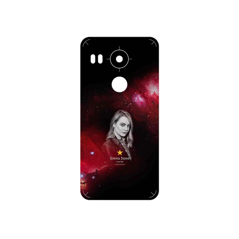 برچسب پوششی ماهوت مدل Emma Stone مناسب برای گوشی موبایل گوگل Nexus 5X