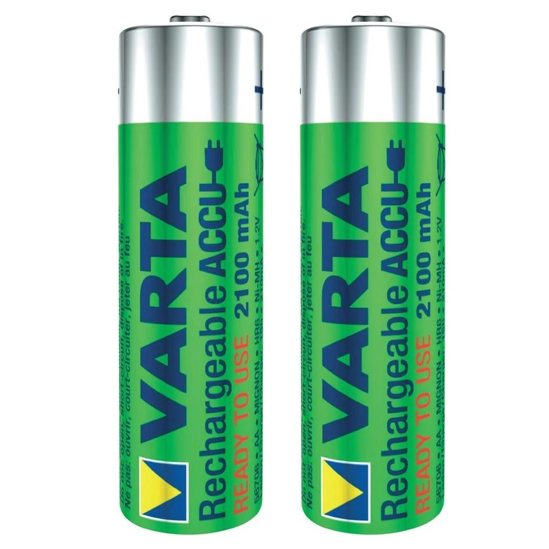 باتری قلمی قابل شارژ وارتا مدل 2100mAh بسته 2 عددی