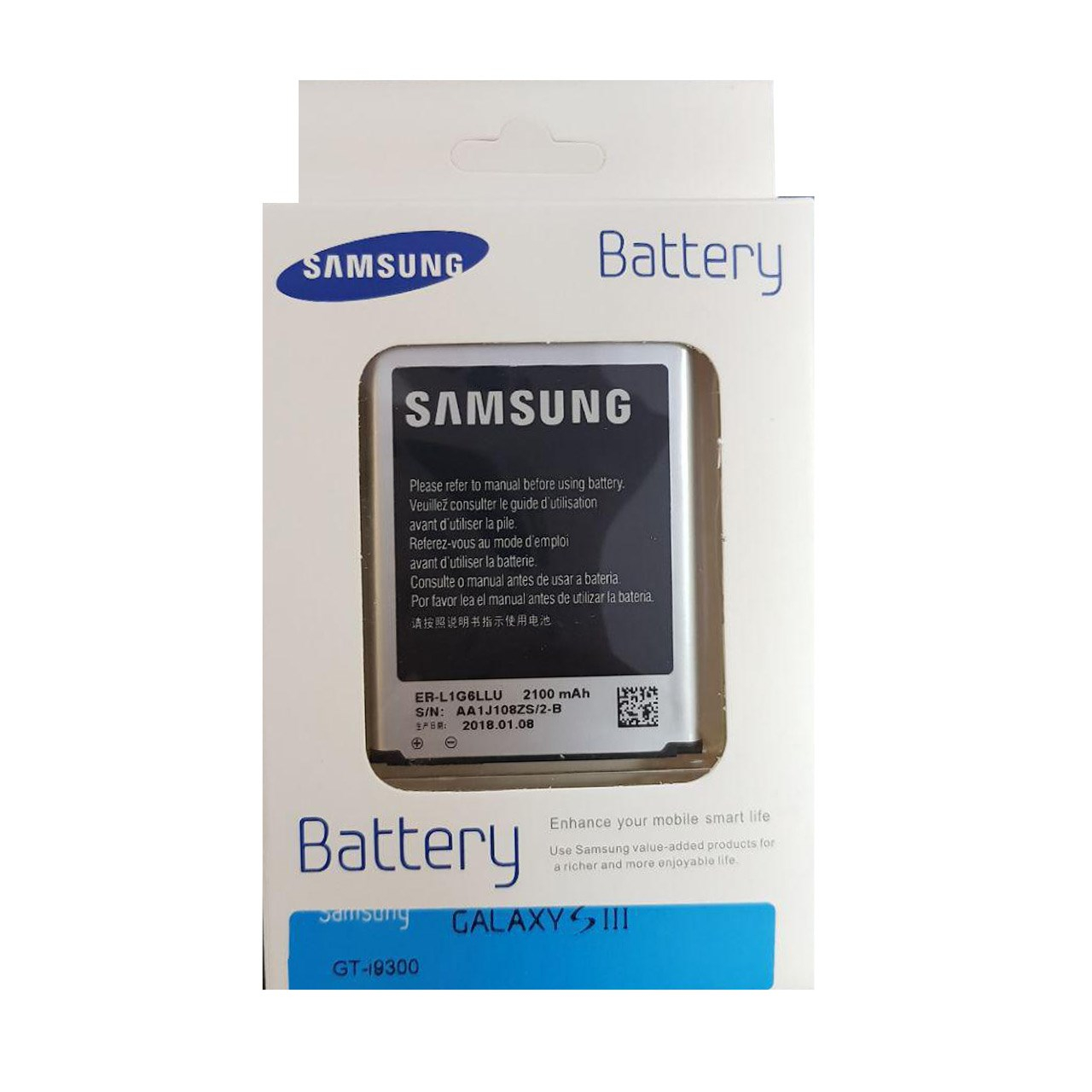 باتری موبایل مدل EB-L1G6LLU مناسب برای گوشی موبایل GALAXY S3