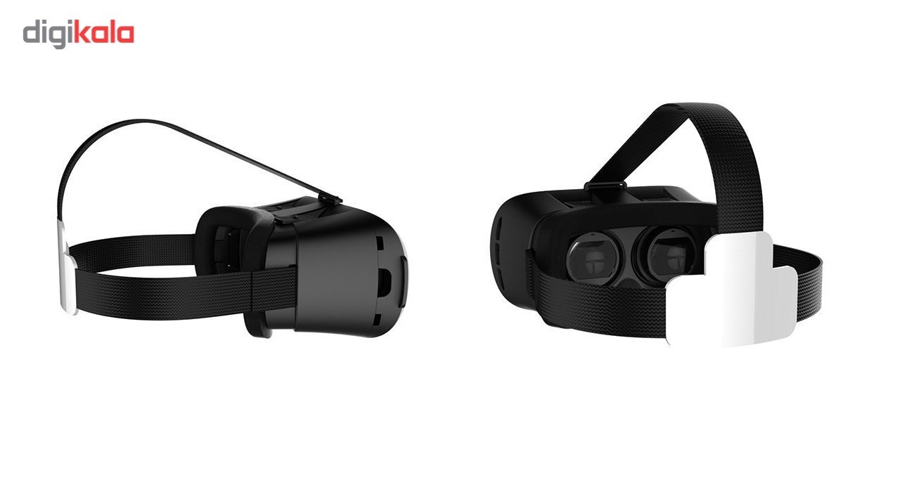هدست واقعیت مجازی وی آر باکس مدل VR Box 2 به همراه ریموت کنترل بلوتوث و DVD  حاوی اپلیکیشن و باتری