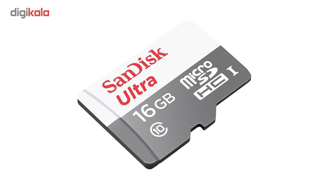 کارت حافظه microSDHC سن دیسک مدل Ultra کلاس 10 استاندارد UHS-I U1 سرعت 80MBps 533X ظرفیت 16 گیگابایت