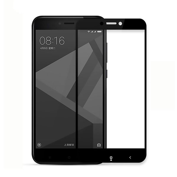 محافظ صفحه نمایش شیشه ای تمپرد مدل Full Cover مناسب برای گوشی موبایل Xiaomi Redmi 4X محافظ صفحه نمایش شیشه ای تمپرد مدل Full Cover مناسب برای گوشی موبایل Xiaomi Redmi 4X